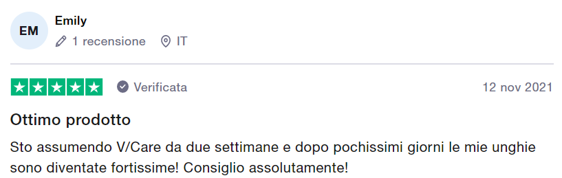 recensione integratore per unghie