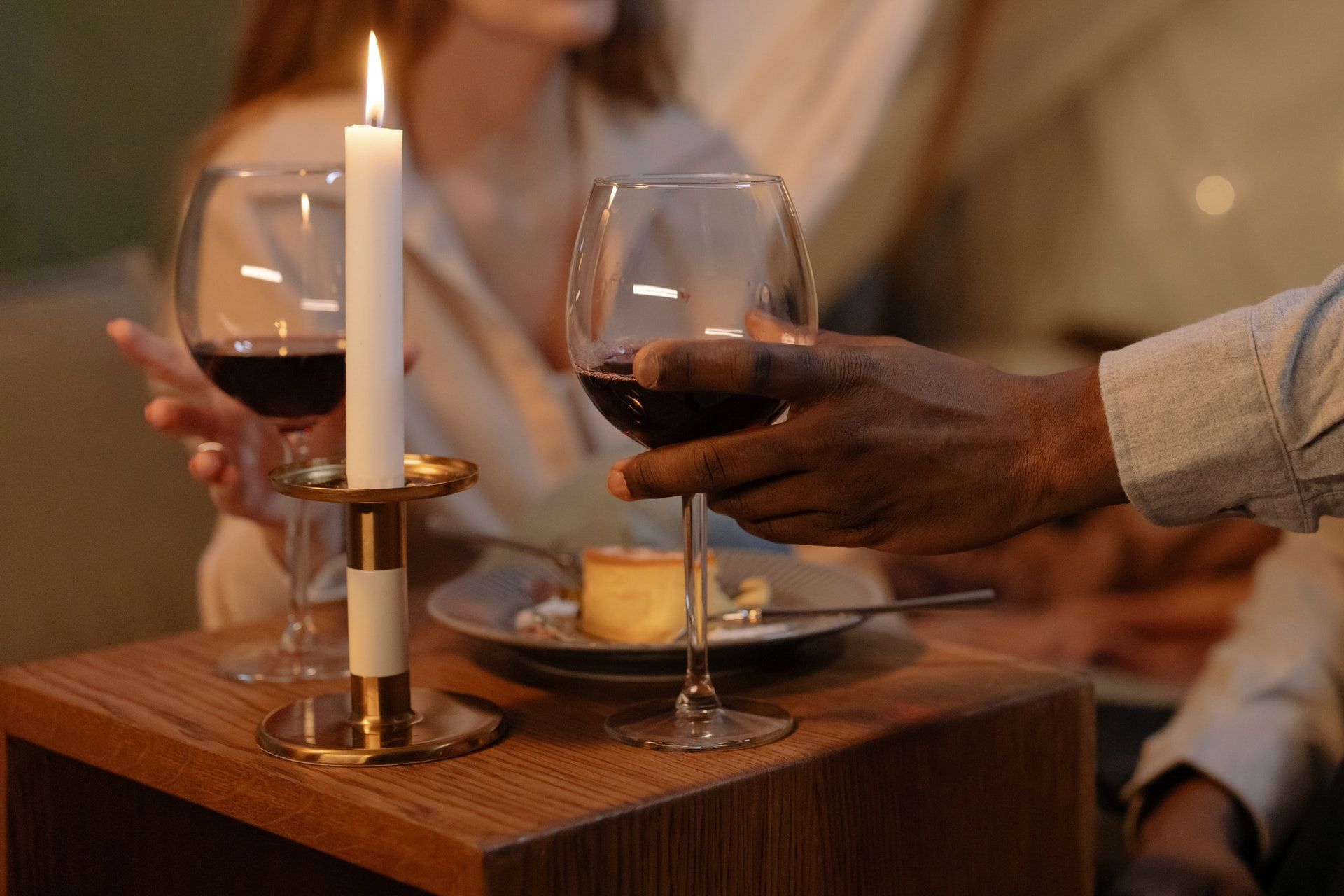 vino rosso per cena afrodisiaca